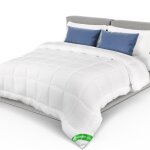 Vounot� couette l�g�re 220x240cm 200gsm blanc - couverture douce respirante en microfibre - certifi�e ...