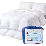 Couette l�g�re �t� 220 x 260 cm - microfibre ultra douce - hypoallerg�nique et antiacariens - homescapes ...