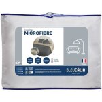 Couette microfibre - 240 x 220 cm - bleu calin - chaude - 400 g / m² - bicolore graphite / chamois Couette microfibre - 240 x 220 cm - bleu calin - chaude - 400 g / m² - bicolore graphite / chamois