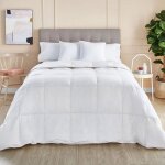 Couette nordique en duvet - pikolin home - 94% duvet naturel - 240x220 cm - blanc - automne - hiver - ...