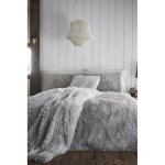 Couette - ourson - touffou - 200 x 200 cm - 350 gr / m - rversible - gris