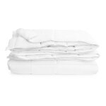 Couette toute saison 155x220 - couverture pour toute lann�e - fibres creuses - couette lavable - 4 saisons ...