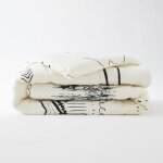 Couette temp�r�e imprim�e 260 x 240 cm coton imprim� berbere