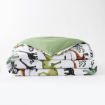 Couette temp�r�e imprim�e 260 x 240 cm coton imprim� cretac�