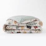 Couette temp�r�e imprim�e 260 x 240 cm coton imprim� polisson