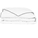 Couette - vidaxl - 200x200 cm - duvet dhiver - plume de canard - lavable en machine  40c