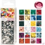Sequins bomb�s lavables - rayher - �6mm - 4000 pi�ces - couleur assorties - id�al pour customisation