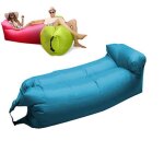 Couleur bleu : lit fauteuil matelas transat autogonflant a air pliant pliable portable plage flottant ...