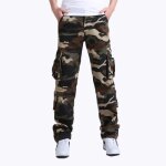 Couleur camouflage de pantalon homme en pur coton et multi - poches pantalon de loisir Couleur camouflage de pantalon homme en pur coton et multi - poches pantalon de loisir