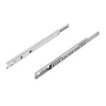 Coulisse pour tiroir � billes - hettich - mod�le 30 cm - charge 10 kg - ouverture � charni�re - acier ...