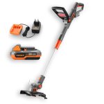 Coupe bordure batterie - fuxtec fx - e1rt20 - 20v set batterie 2ah et chargeur 2a