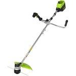 Coupe - bordures & d�broussailleuse � batterie 2en1 greenworks gd60bcb (li - ion 60v largeur coupe 40cm ...