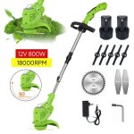 Coupe bordure electrique dbroussailleuse electrique sans fil 3 lames pour la coupe avec 2 batteries ...