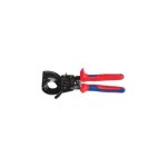Coupe - cbles  cliquet - knipex - 95 31 250 - cuivre et aluminium - 32mm - 240mm