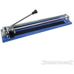 Coupe - carreaux usage intensif 600 mm - silverline - rgle gradue - acier et carbure de tungstne