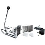 Coupe - frites - pro - inox à levier - 3 lames interchangeables - coupe rapide - 6810 mm Coupe - frites - pro - inox à levier - 3 lames interchangeables - coupe rapide - 6810 mm