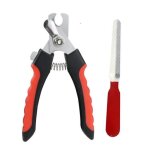 Coupe - griffes pour chien et chat pince  ongles coupante avec lime  ongles - rouge toilettage coupe ...