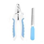 Coupe ongles - yolistar - bleu et blanc - acier inoxydable - pour chien et chat - 16cm Coupe ongles - yolistar - bleu et blanc - acier inoxydable - pour chien et chat - 16cm