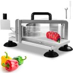 Coupe - tomates commerciale - vevor - trancheuse  tomates de 95 mm - pour couper les tomates les concombres ...