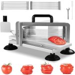Coupe - tomates - vevor - coupe - tomates commerciale trancheuse  tomates manuelle en inox 3 tailles ...