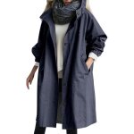 Coupe vent femme impermeable - - manteau femme hiver grande sport printemps automne vestes - marine