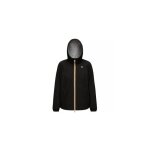Coupe - vent k - way marguerite stretch - femme - noir - coutures thermo - soudes - ouverture dorsale ...