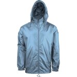 Coupe - vent kariban - bleu ciel - multisport - mixte - 100% polyester - capuche - poches zippes - k ...