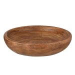 Coupelle d�co wood paulownia 48cm marron
