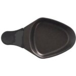 Coupelle raclette anti adh�sive ovale noire