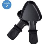 Coupelle � raclette avec rev�tement anti - adh�sif 19x10cm [lot de 2] hobby tech noir