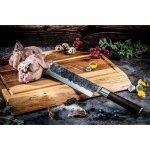Couperet - forged - sebra - acier japonais 440c - manche en bois dalbergia - l 175 cm