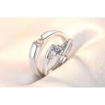 Couple rings - r�glable - rmega - mode classique - parfait pour les propositions les fian�ailles les ...