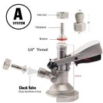 Coupleur de ft de bire - vitata - g5 / 8 - acier inoxydable - haute qualit - facile  installer