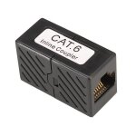 Coupleur rj45 cat6 - roline - utp 21. 17. 3043 - noir - non blindé - 1x rj - 45 Coupleur rj45 cat6 - roline - utp 21. 17. 3043 - noir - non blindé - 1x rj - 45