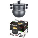 Couscoussier - aluminium - 8l - r�sistant � haute temp�rature - poign�e touch� velours - compatible induction ...