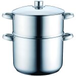 Couscoussier en inox - royalty line - 12 l - acier inoxydable - couvercle en inox - compatible lave - ... Couscoussier en inox - royalty line - 12 l - acier inoxydable - couvercle en inox - compatible lave - ...
