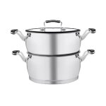 Couscoussier - royal swiss - 12l - inox - intrieur pierre - tous feux compatibles