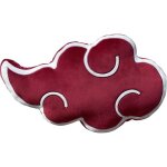 Coussin 3d - naruto shippuden - logo akatsuki - microfibre - 50 cm