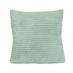 Coussin 45x45 cm cocooning vert eau par soleil docre