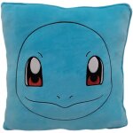 Coussin premium - carr� - pokemon - carapuce - microfibre - 40 cm