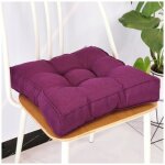 Coussins de chaise dcoration galettes de chaise rembourrage pais - youcai - violet fonc - carr - ...