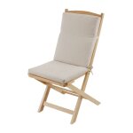 Coussin de chaise ext�rieur assise et dossier minorque beige 40x90 cm
