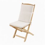 Coussin de chaise ext�rieur assise et dossier minorque ecru 40x90 cm