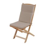 Coussin de chaise ext�rieur assise et dossier minorque lin 40x90 cm