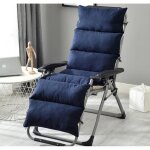Coussin chaise longue amovible matelas chaise longue portable coussin transat pour jardin terrasse 120 ...