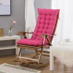 Coussin de chaise longue bain de soleil coussin transat jardin exterieur antidrapante avec couvre - ...