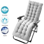 Coussin de chaise longue bain de soleil coussin transat jardin exterieur antidrapante coussin pais ...