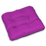 Coussin pour chaise si�ge banc de jardin canap� - superkissen24 - lot de 6 x 45x45 cm - fuchsia - imperm�able ...