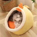 Coussin chaud pour animaux de compagnie de lit de maison de chat doux confortable jaune xj0428tgs0ccv ... Coussin chaud pour animaux de compagnie de lit de maison de chat doux confortable jaune xj0428tgs0ccv ...