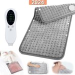 Coussin chauffant lectrique 10 niveaux de temprature couverture chauffante - minuterie - lavable en ...